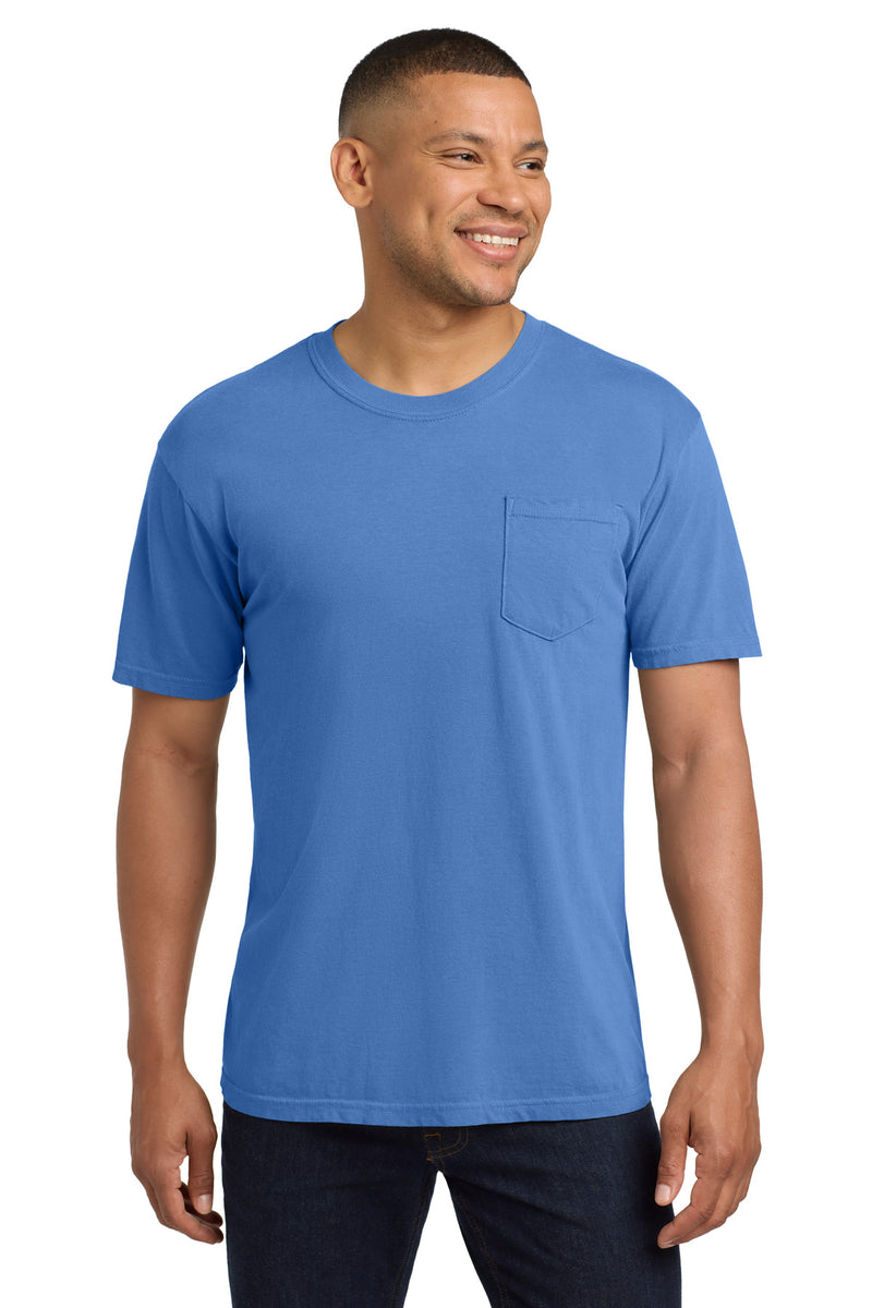 COMFORT COLORS  Heavyweight Ring Spun Pocket Tee - Mystic