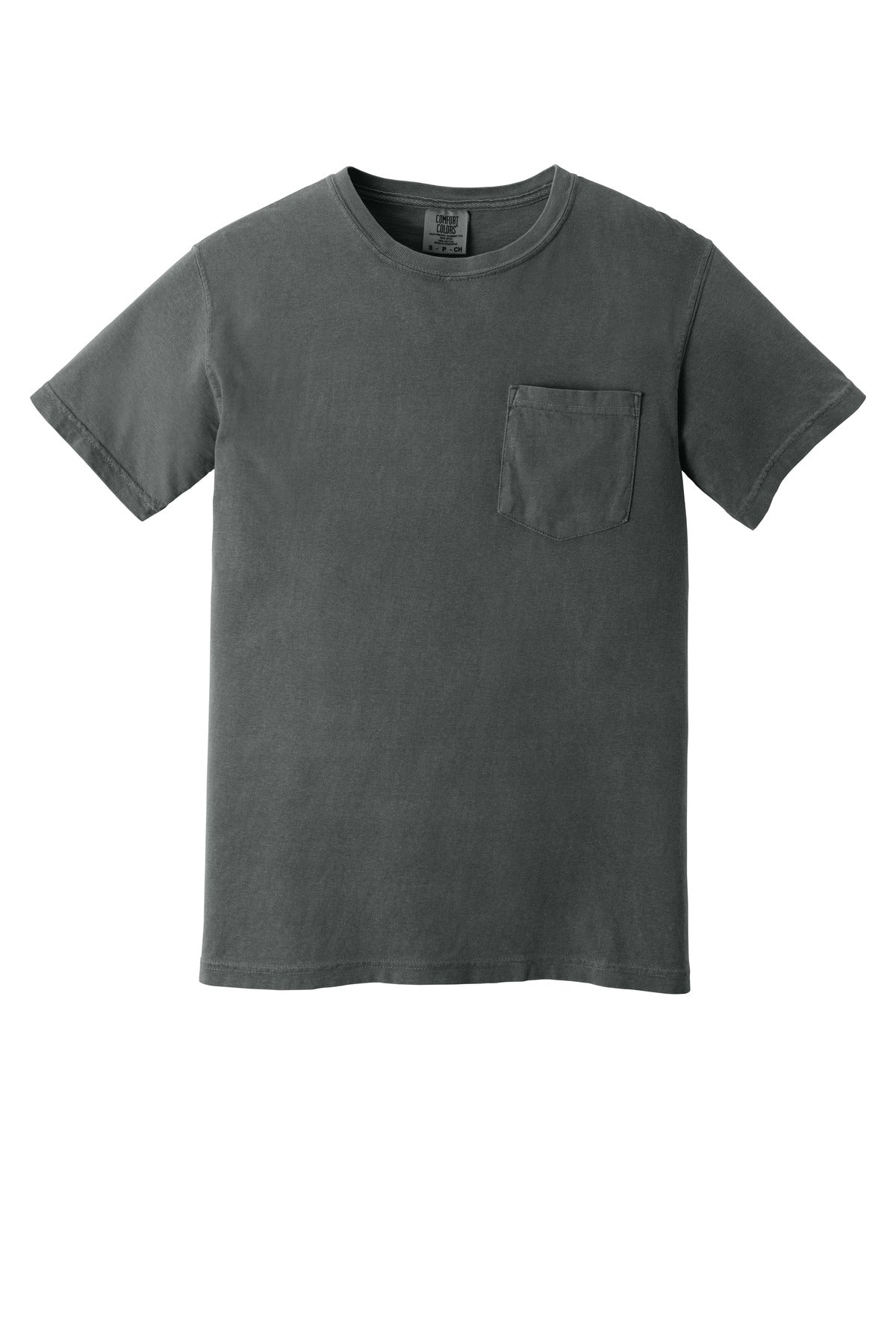 COMFORT COLORS  Heavyweight Ring Spun Pocket Tee - Pepper