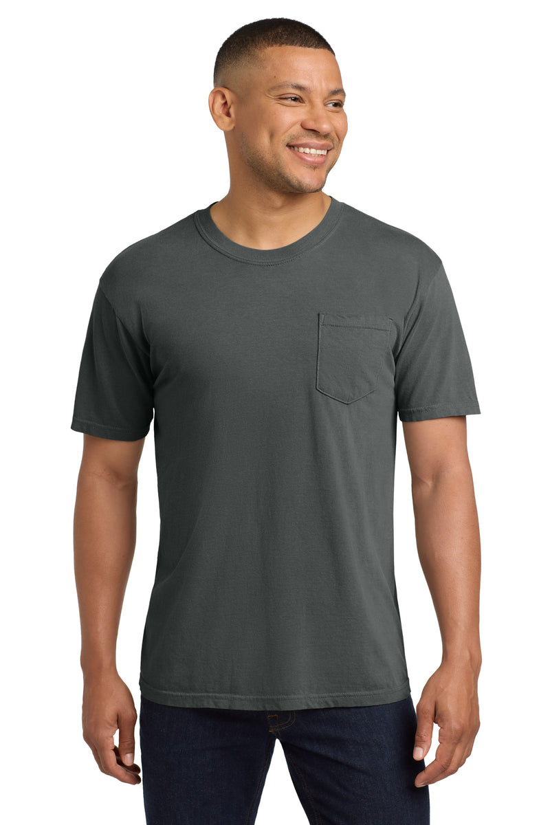 COMFORT COLORS  Heavyweight Ring Spun Pocket Tee - Pepper