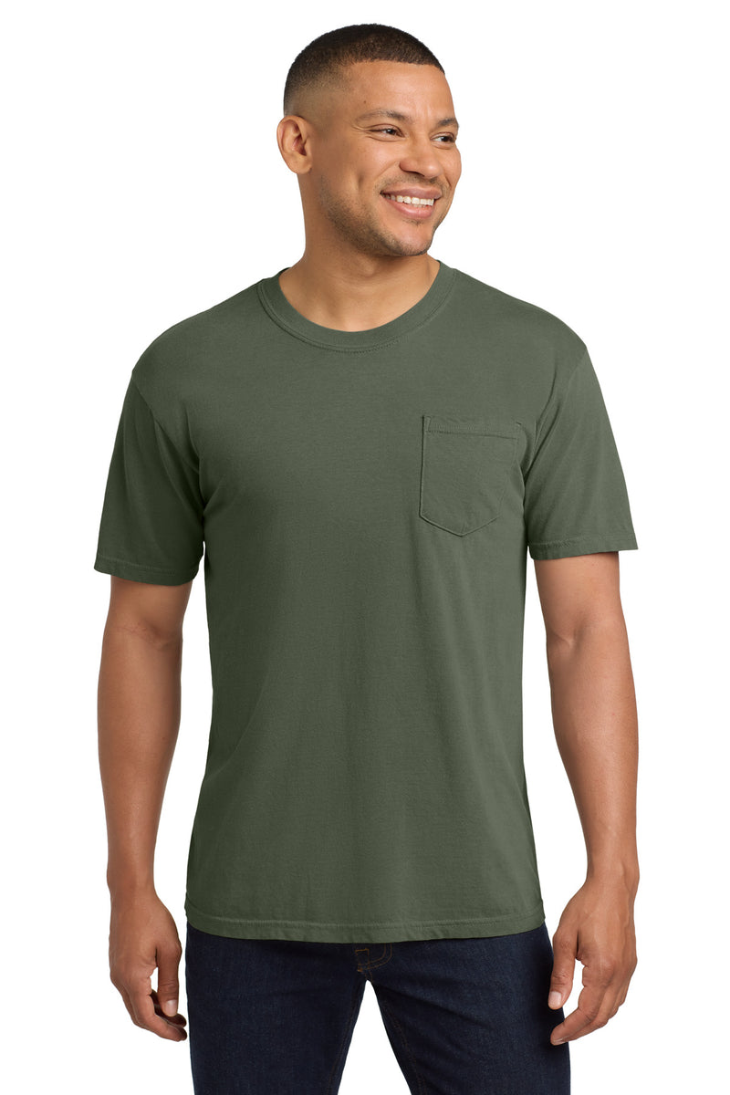 COMFORT COLORS  Heavyweight Ring Spun Pocket Tee - Sage