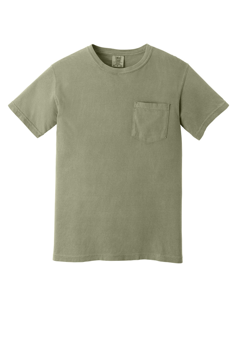 COMFORT COLORS  Heavyweight Ring Spun Pocket Tee - Sandstone
