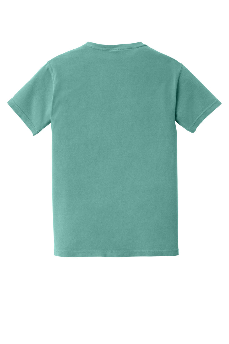 COMFORT COLORS  Heavyweight Ring Spun Pocket Tee - Seafoam