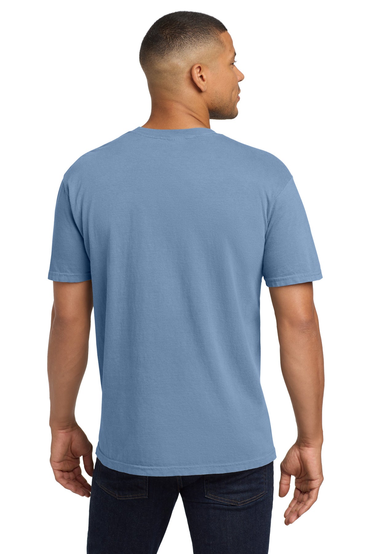 COMFORT COLORS  Heavyweight Ring Spun Pocket Tee - Washed Denim