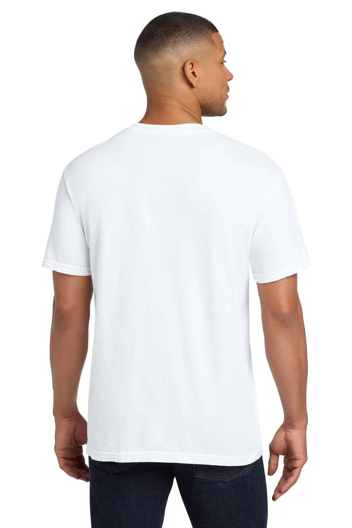 COMFORT COLORS  Heavyweight Ring Spun Pocket Tee - White