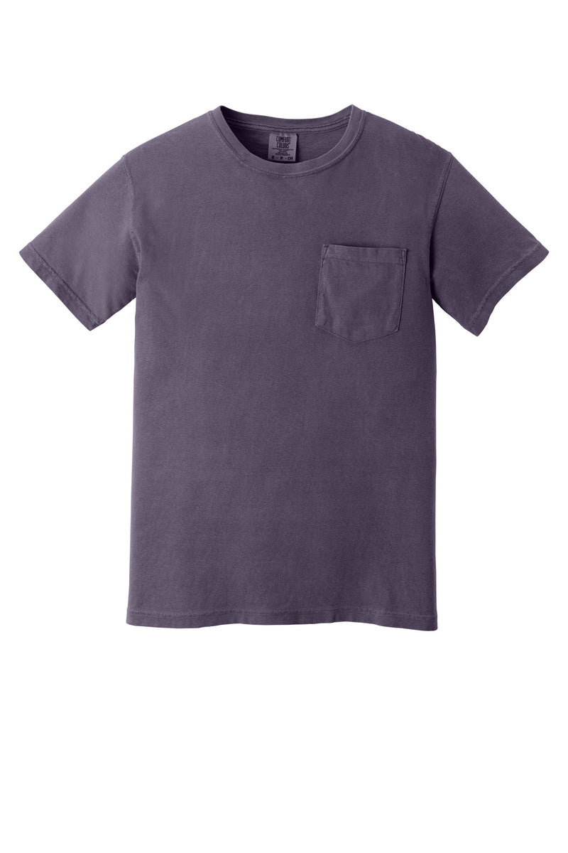 COMFORT COLORS  Heavyweight Ring Spun Pocket Tee - Wine