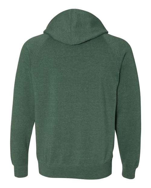 Unisex Special Blend Raglan Hooded Sweatshirt - Moss