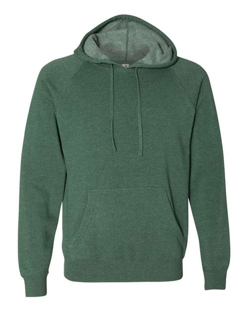 Unisex Special Blend Raglan Hooded Sweatshirt - Moss
