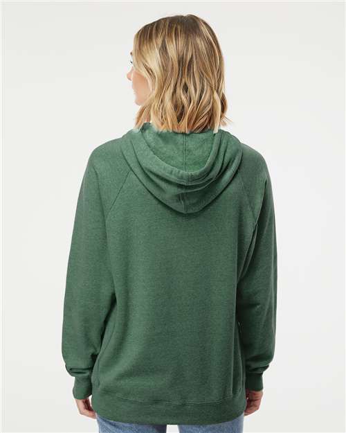 Unisex Special Blend Raglan Hooded Sweatshirt - Moss