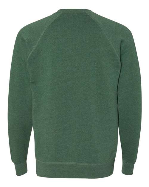 Unisex Special Blend Raglan Crewneck Sweatshirt - Moss
