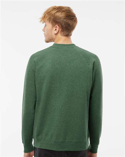 Unisex Special Blend Raglan Crewneck Sweatshirt - Moss