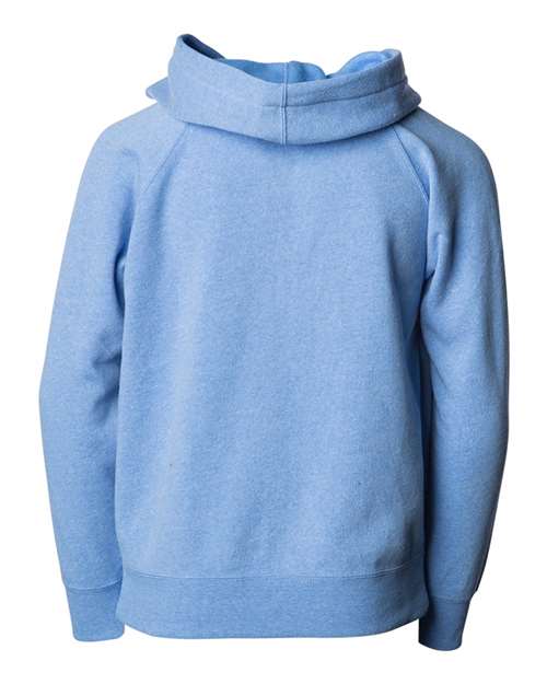 Youth Lightweight Special Blend Raglan Zip Hood - Pacific
