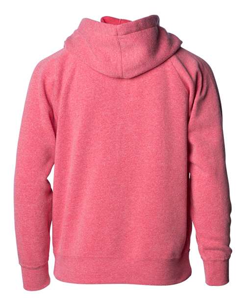 Youth Lightweight Special Blend Raglan Zip Hood - Pomegranate