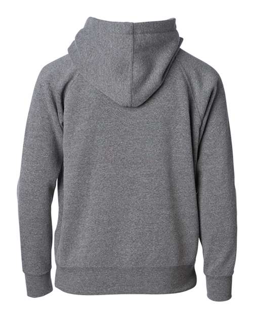 Youth Lightweight Special Blend Raglan Zip Hood - Nickel