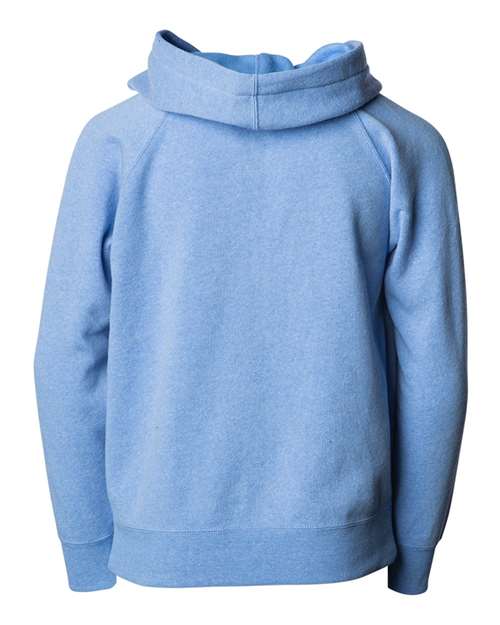 Toddler Lightweight Special Blend Raglan Zip Hood - Pacific