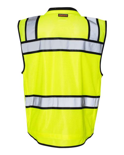 Unisex High-Performance Surveyors Vest - Lime