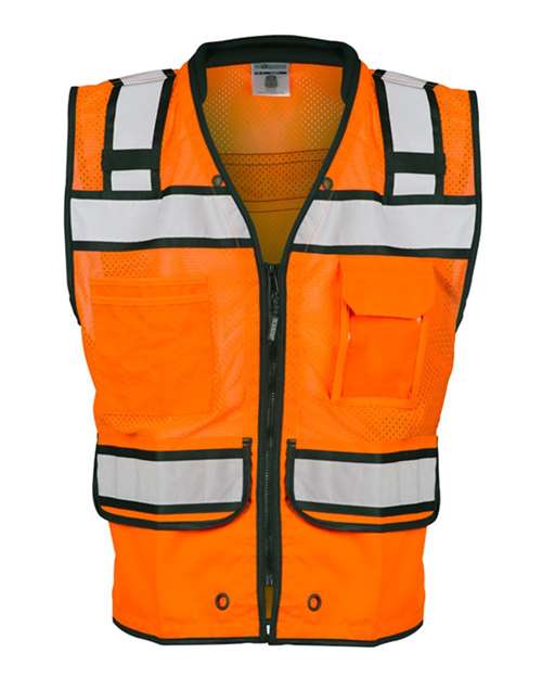 Unisex High-Performance Surveyors Vest - Orange