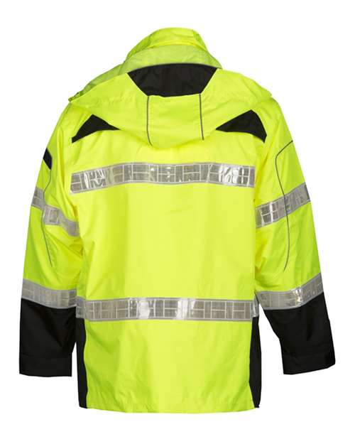 Unisex Premium Black Series® Rainwear Jacket - Lime