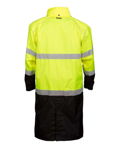 Unisex Premium Brilliant Series® Long Rain Coat - Lime