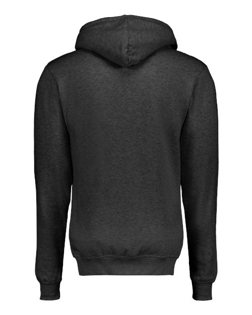 Unisex Retro Heather Full-Zip Hooded Sweatshirt - Charcoal Heather