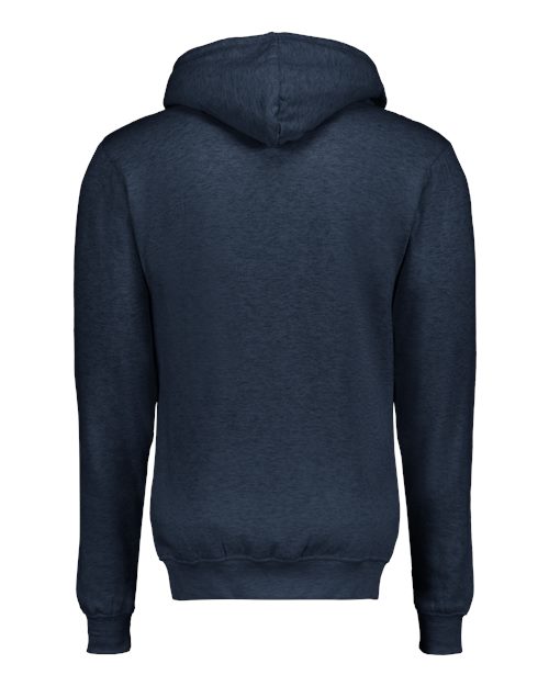 Unisex Retro Heather Full-Zip Hooded Sweatshirt - Navy Heather