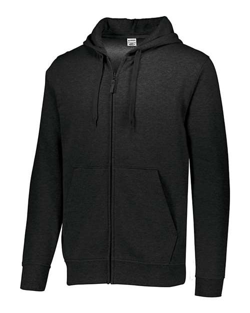 Men's 60/40 Fleece Full-Zip Hooded Sweatshirt - Black