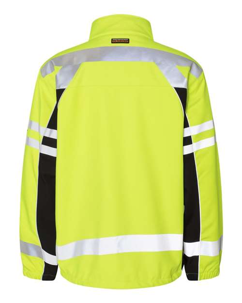 Unisex Premium Black Series® Class 3 Soft Shell Jacket - Lime