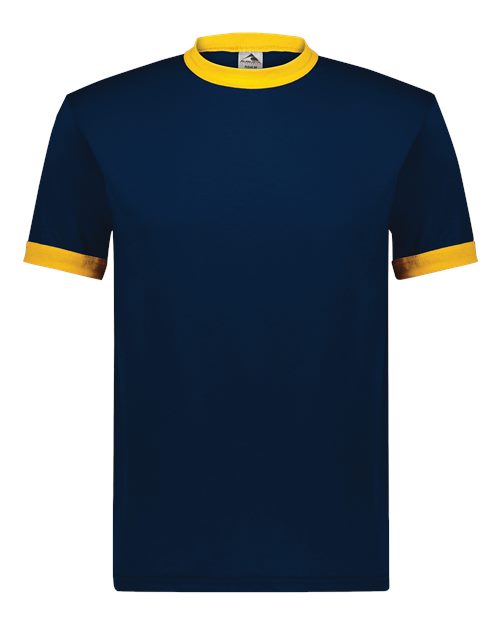 Youth Ringer T-Shirt - Navy/ Gold