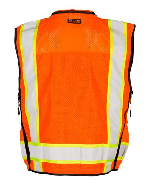 Unisex Professional Surveyors Vest - Orange