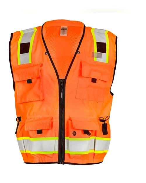 Unisex Professional Surveyors Vest - Orange