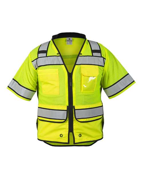 Unisex High Performance Surveyors Vest - Lime