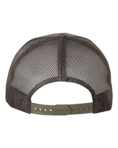 Five-Panel Retro Trucker Cap - Charcoal