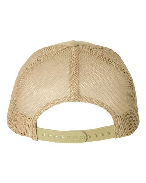 Five-Panel Retro Trucker Cap - Khaki