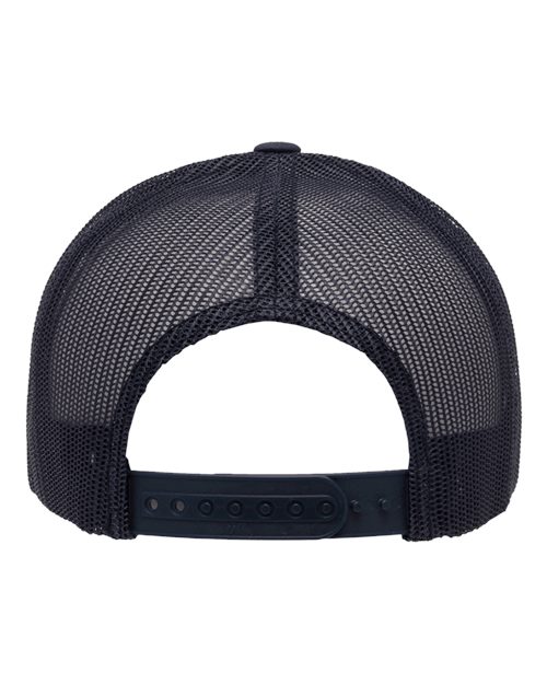Five-Panel Retro Trucker Cap - Navy