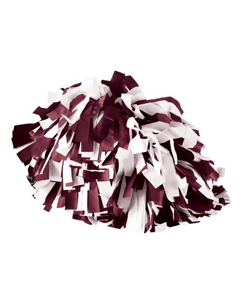 Spirit Cheer Pom - Maroon/ White