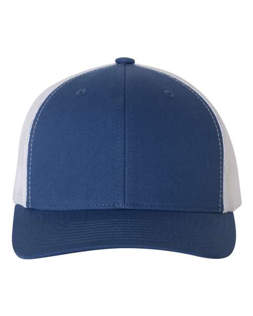 Retro Trucker Cap - Royal/ White