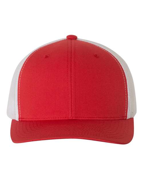 Retro Trucker Cap - Red/ White