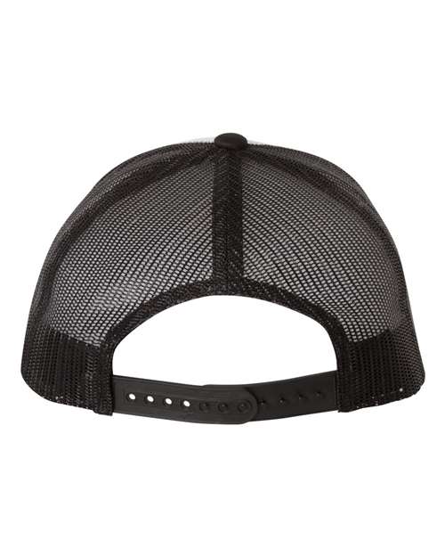 Retro Trucker Cap - Black/ White/ Black