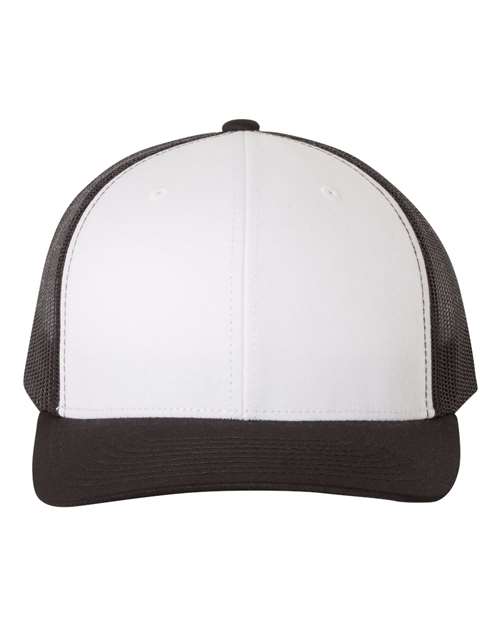 Retro Trucker Cap - Black/ White/ Black