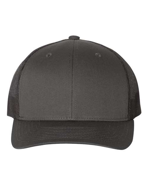 Retro Trucker Cap - Charcoal/ Black