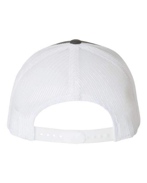 Retro Trucker Cap - Charcoal/ White
