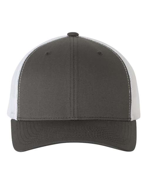 Retro Trucker Cap - Charcoal/ White