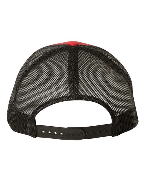 Retro Trucker Cap - Red/ Black