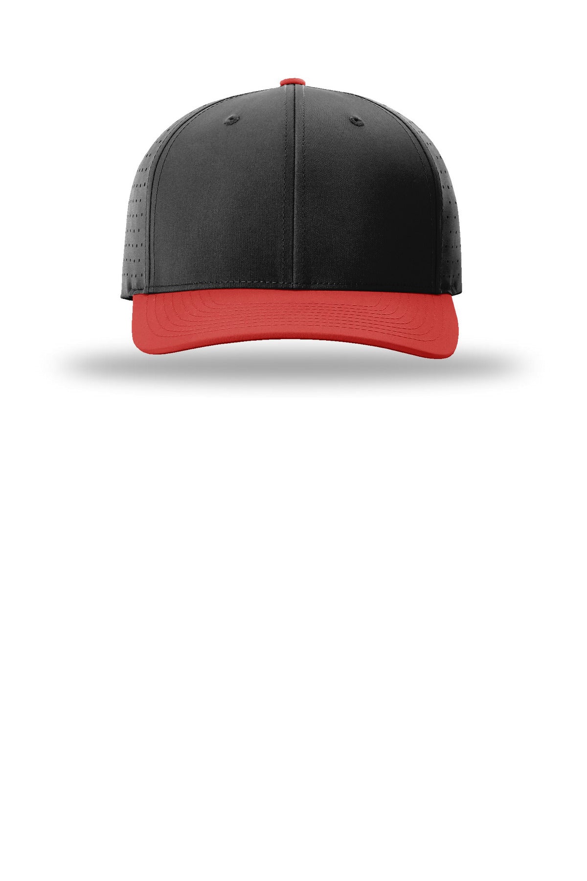 Richardson Laser Perf R-Flex Snapback - Black/ Black/ Red