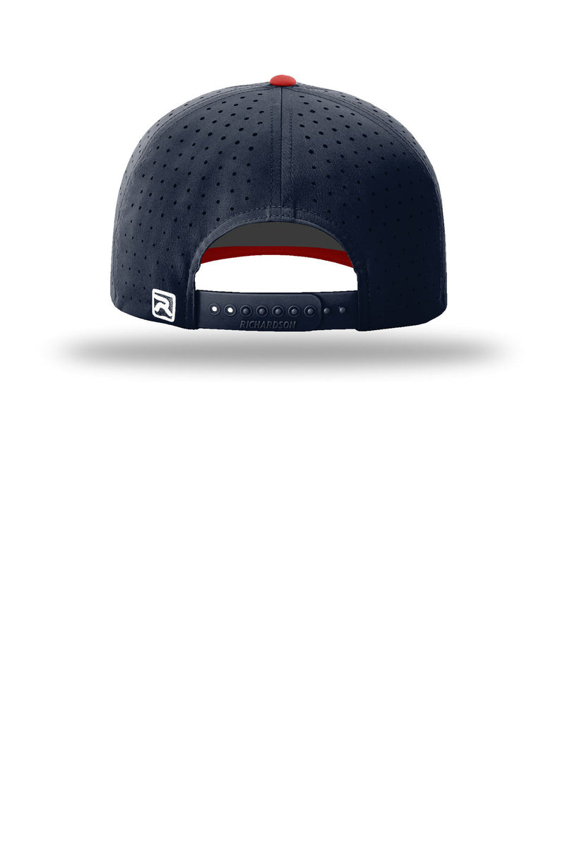 Richardson Laser Perf R-Flex Snapback - Navy/ Navy/ Red