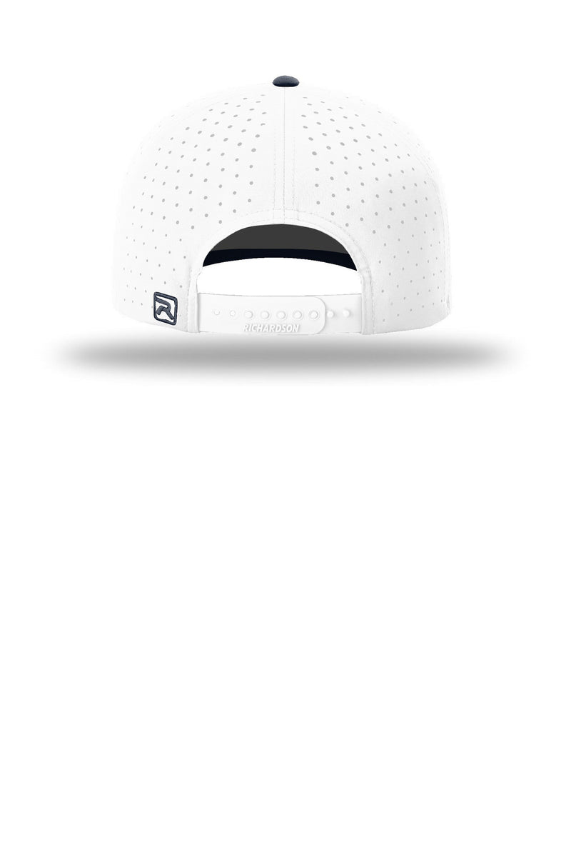 Richardson Laser Perf R-Flex Snapback - White/ White/ Navy