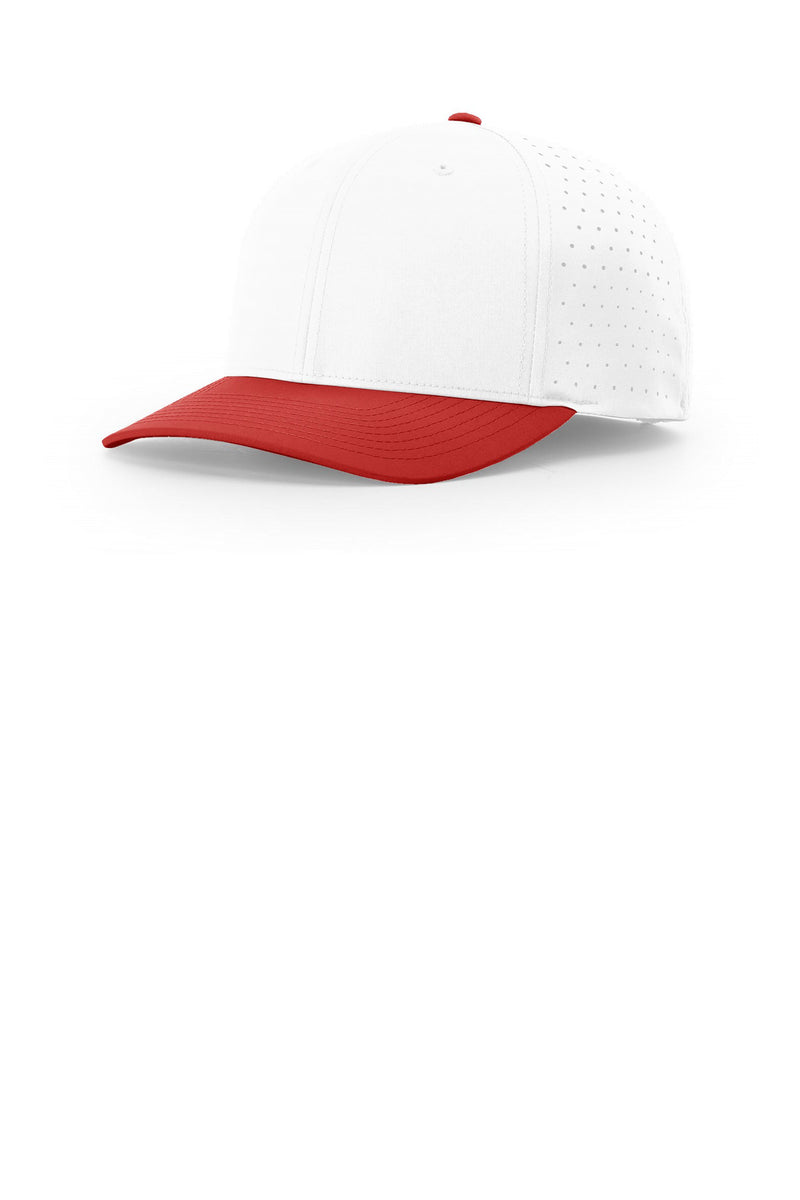 Richardson Laser Perf R-Flex Snapback - White/ White/ Red