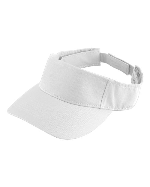 Sport Twill Visor - White