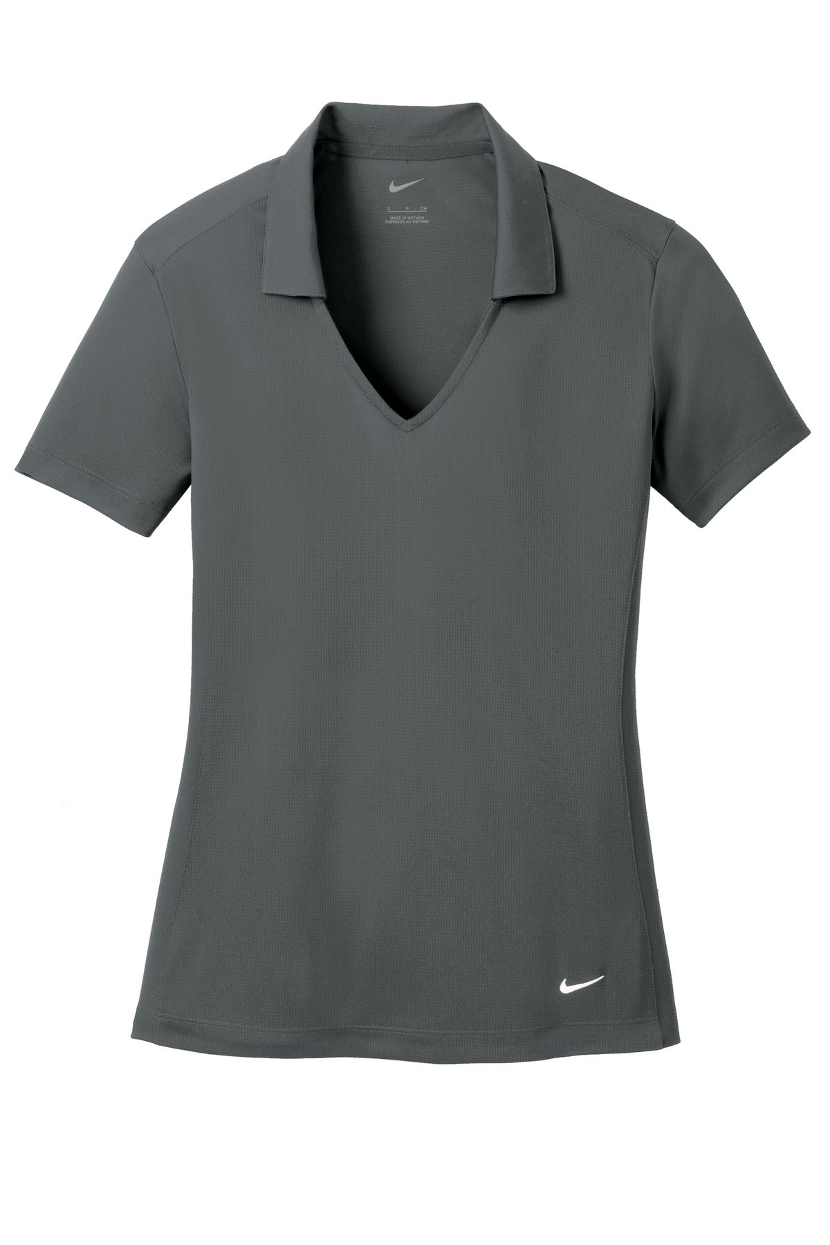 Nike Women's Dri-FIT Vertical Mesh Polo - Anthracite