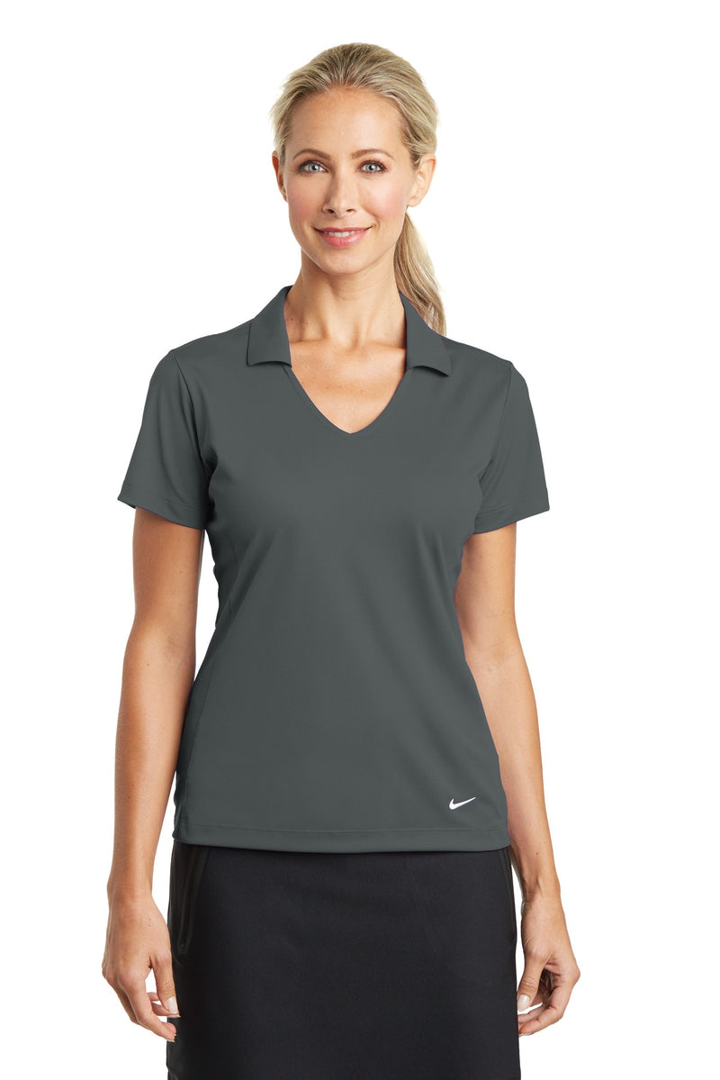 Nike Women's Dri-FIT Vertical Mesh Polo - Anthracite