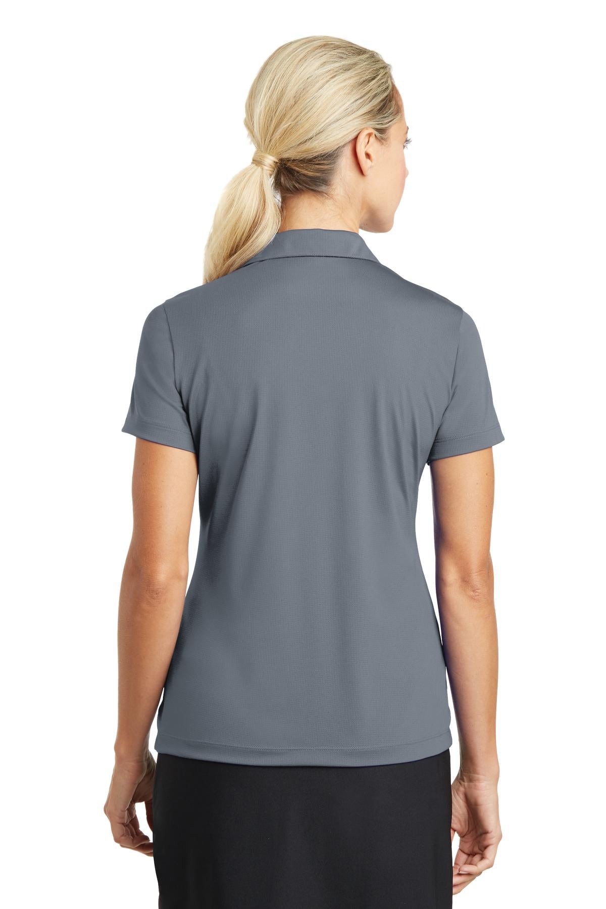 Nike Women's Dri-FIT Vertical Mesh Polo - Cool Grey